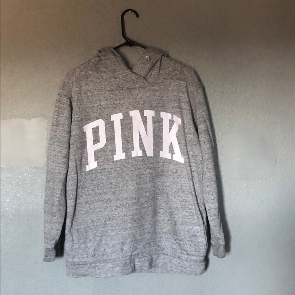 Small Grey Colored Victoria Secret Pink Hoodie